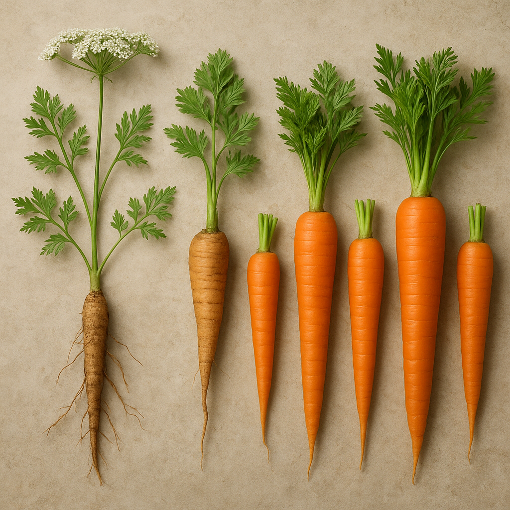 Historia marchwi – od dzikiej rośliny do pomarańczowego warzywa