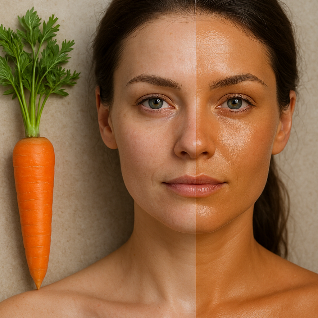 Jak marchew wpływa na cerę i opaleniznę