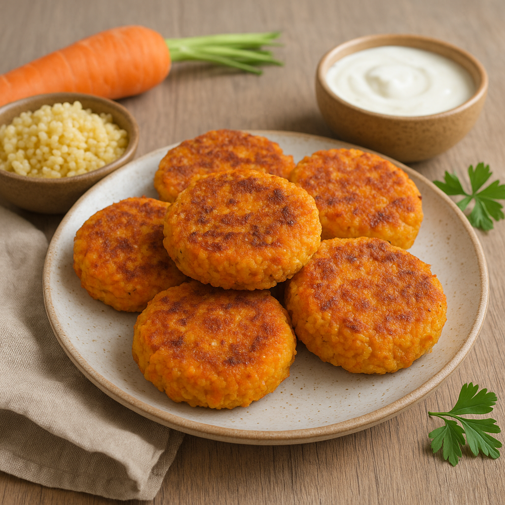 Jak zrobić kotleciki z marchwi i kaszy jaglanej