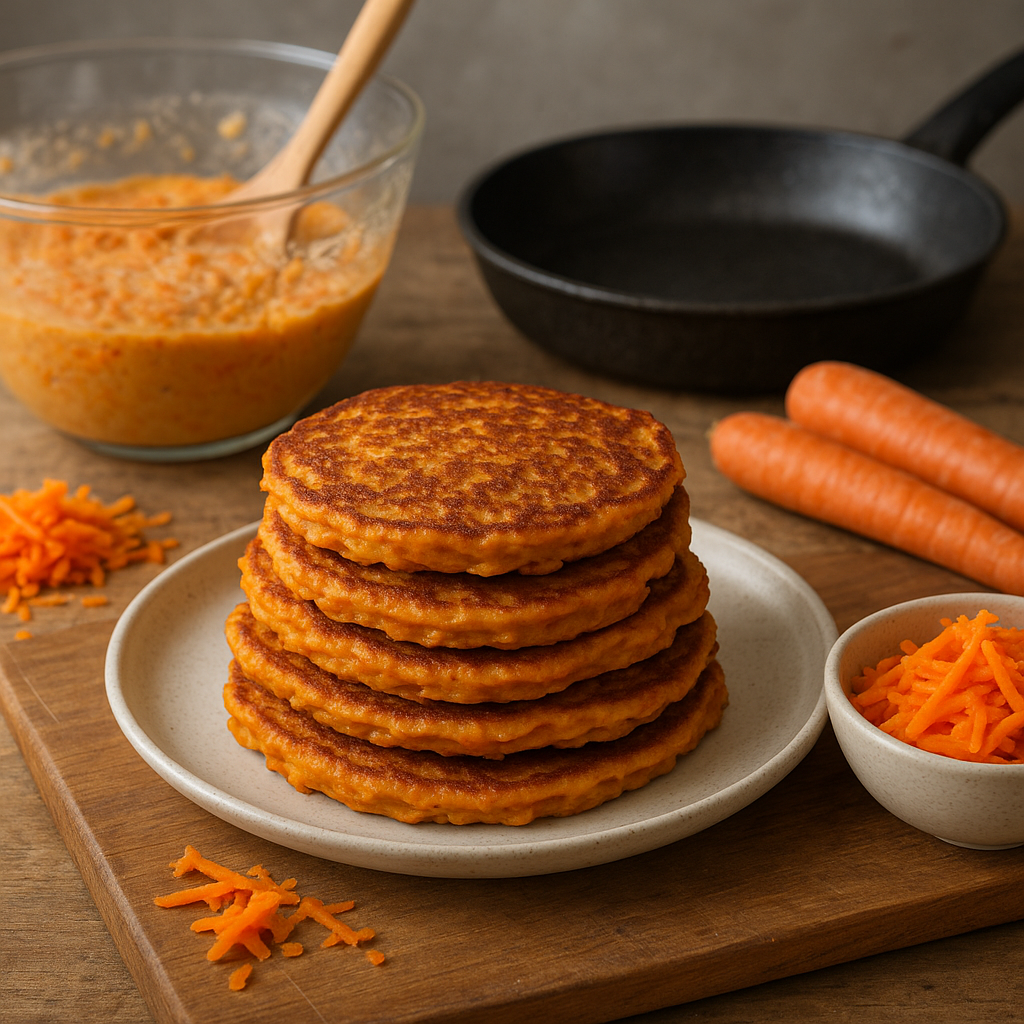 Jak zrobić placki marchewkowe