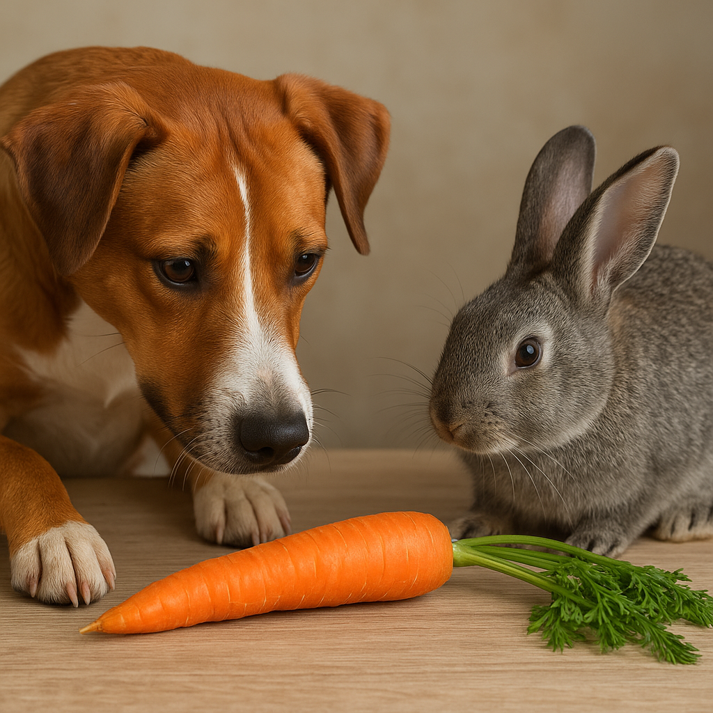 Marchew dla zwierząt – czy pies i królik mogą ją jeść?