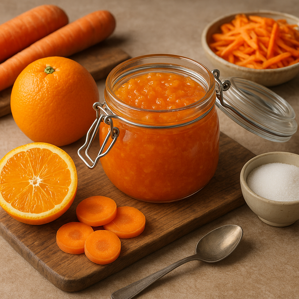Jak zrobić dżem marchewkowy z pomarańczą
