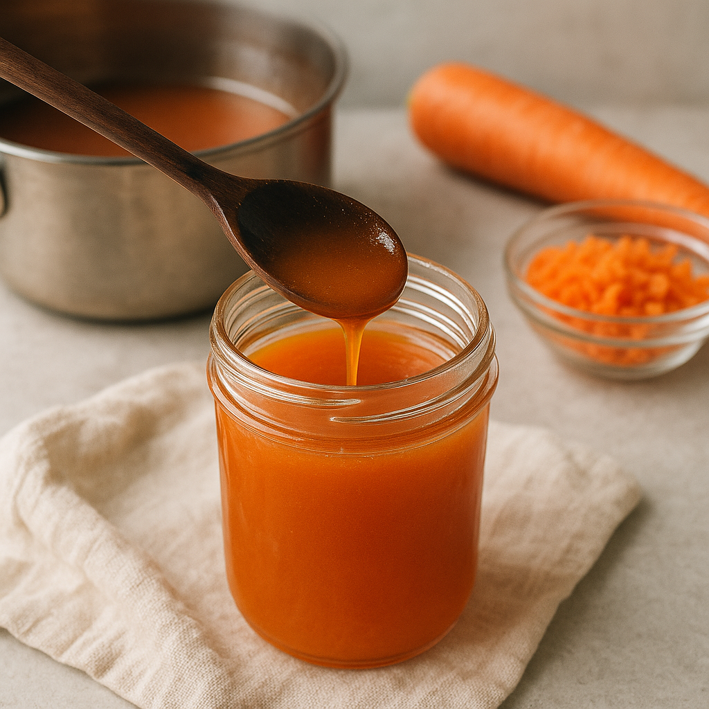 Jak zrobić karmelowy syrop marchewkowy