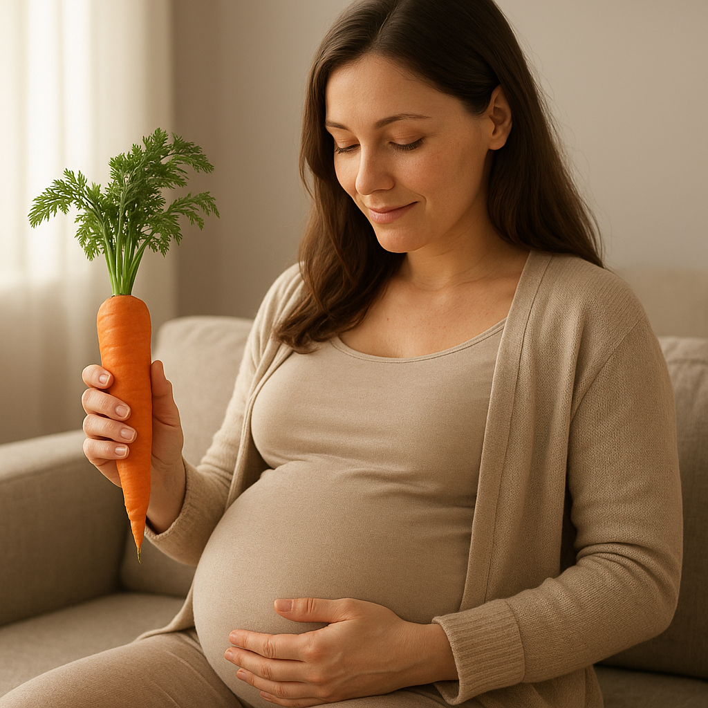 Marchew w diecie kobiet w ciąży