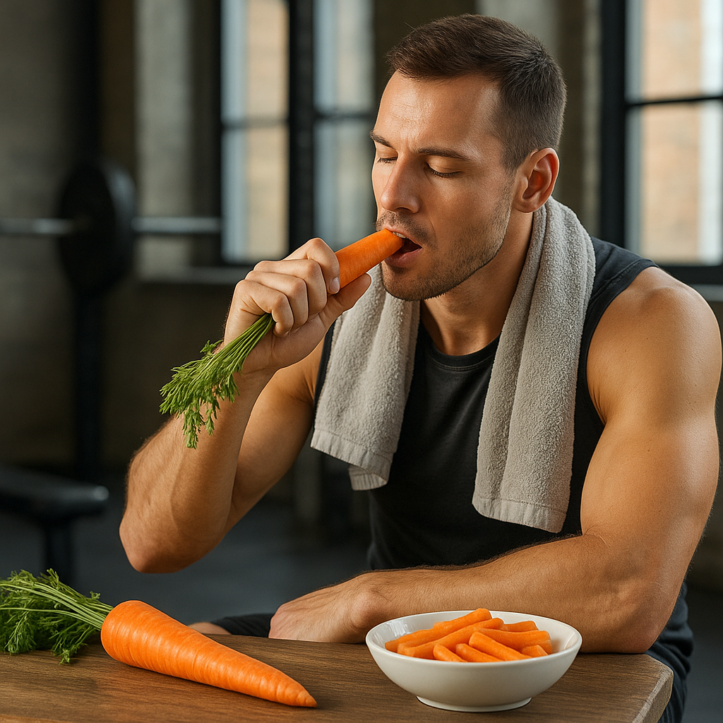 Marchew w diecie sportowca – regeneracja i energia