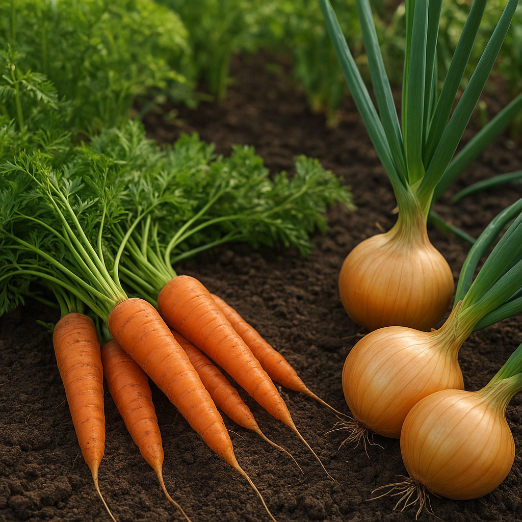 Marchew i cebula – duet idealny w ogrodzie i kuchni