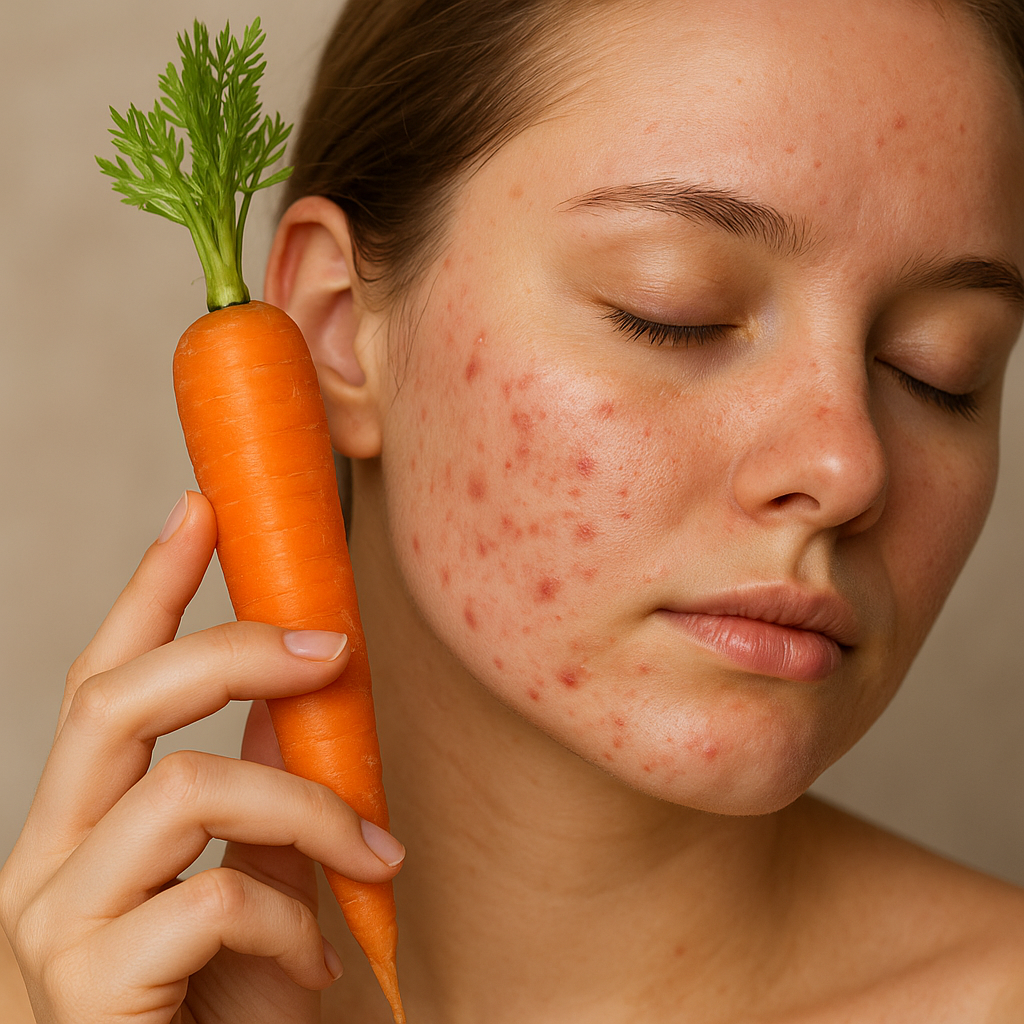 Marchew jako naturalny lek na trądzik