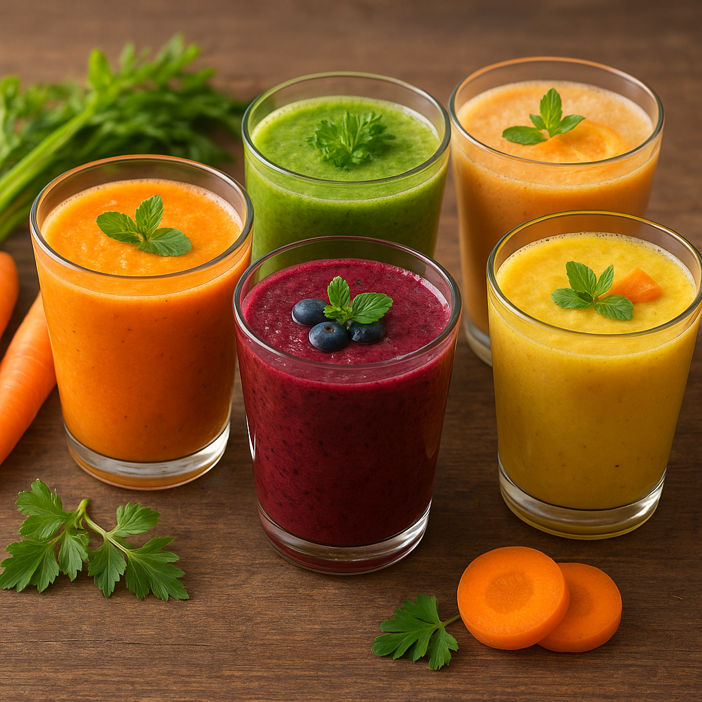 Marchew jako składnik smoothie – 5 pomysłów na zdrowe koktajle