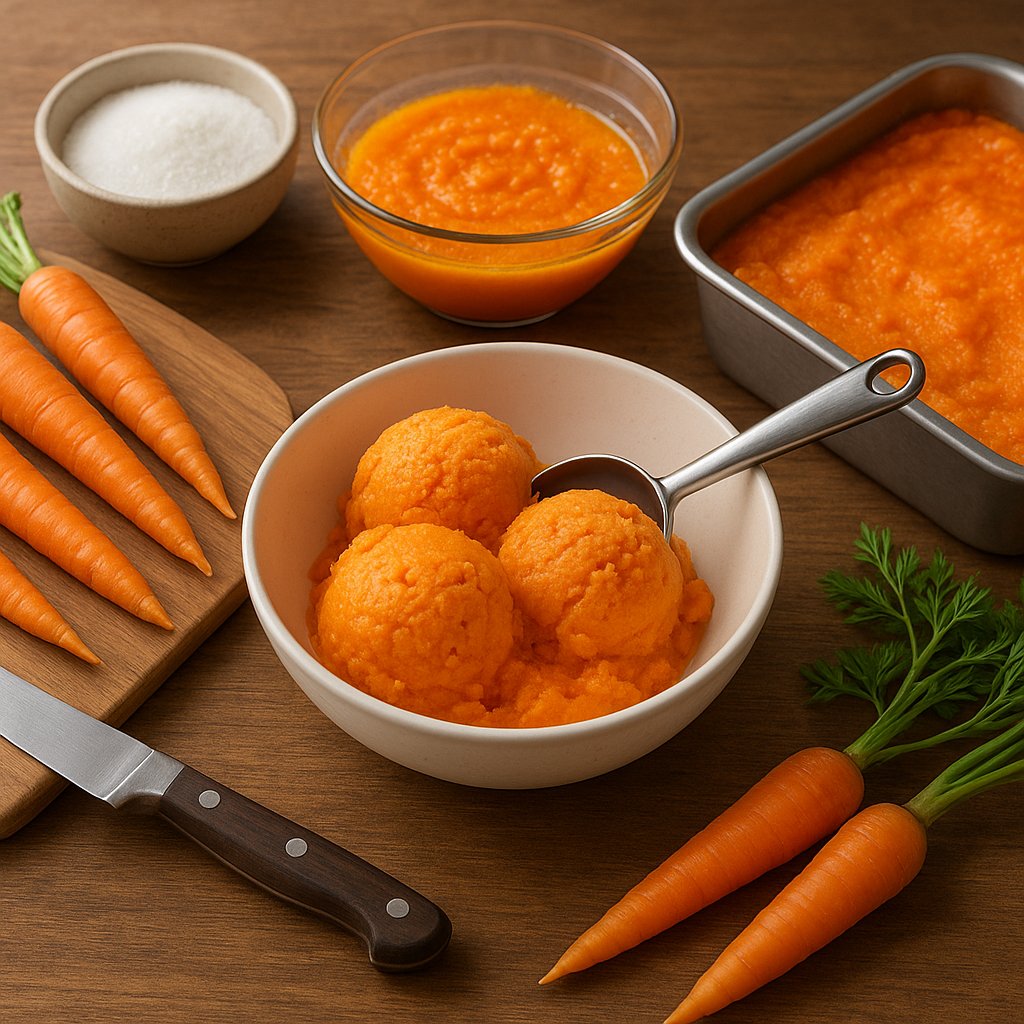 Jak zrobić sorbet marchewkowy